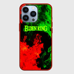 Чехол для iPhone 13 Pro Elden ring в огне рпг, цвет: 3D-красный