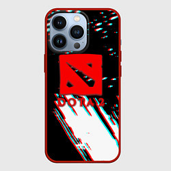 Чехол iPhone 13 Pro Dota 2 glitch color