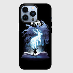 Чехол для iPhone 13 Pro Harry Potter patronus and dementors, цвет: 3D-черный