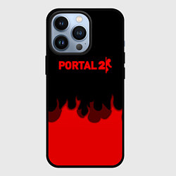 Чехол для iPhone 13 Pro Portal fire abstraction, цвет: 3D-черный