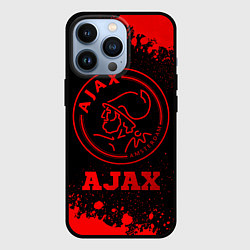 Чехол для iPhone 13 Pro Ajax - red gradient, цвет: 3D-черный