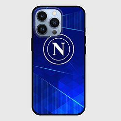 Чехол для iPhone 13 Pro Napoli blue poly, цвет: 3D-черный