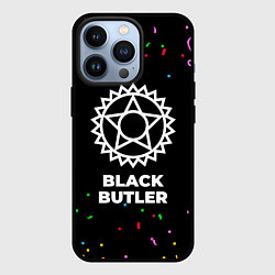 Чехол для iPhone 13 Pro Black Butler конфети, цвет: 3D-черный