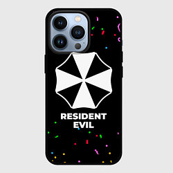 Чехол для iPhone 13 Pro Resident Evil конфети, цвет: 3D-черный