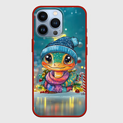 Чехол для iPhone 13 Pro Милая змейка символ 2025, цвет: 3D-красный