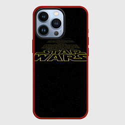 Чехол для iPhone 13 Pro Star Wars - вступительные титры, цвет: 3D-красный