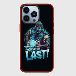 Чехол для iPhone 13 Pro Sub-zero - Mortal Kombat, цвет: 3D-красный