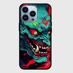 Чехол для iPhone 13 Pro Хання - японский демон, цвет: 3D-черный