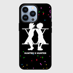 Чехол для iPhone 13 Pro Hunter x Hunter конфети, цвет: 3D-черный