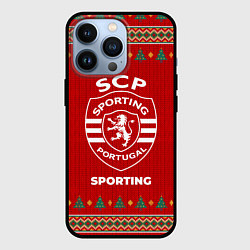 Чехол для iPhone 13 Pro Sporting new year, цвет: 3D-черный