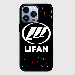 Чехол для iPhone 13 Pro Lifan конфети, цвет: 3D-черный