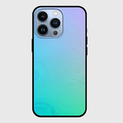 Чехол iPhone 13 Pro Градиент в голубых тонах