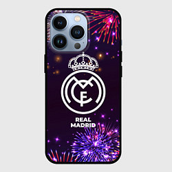 Чехол для iPhone 13 Pro Праздничный Real Madrid, цвет: 3D-черный