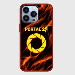 Чехол iPhone 13 Pro Portal flame steel