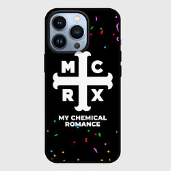 Чехол для iPhone 13 Pro My Chemical Romance конфети, цвет: 3D-черный