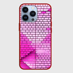 Чехол iPhone 13 Pro Розовые кирпичики