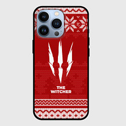 Чехол для iPhone 13 Pro Новогодний The Witcher, цвет: 3D-черный