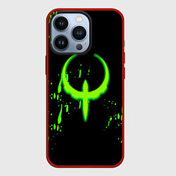 Чехол для iPhone 13 Pro Quake брызги кислотных красок, цвет: 3D-красный