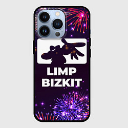 Чехол для iPhone 13 Pro Праздничный Limp Bizkit, цвет: 3D-черный