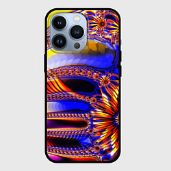 Чехол iPhone 13 Pro Психоделика стекло