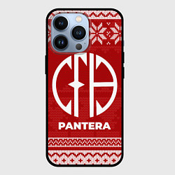 Чехол для iPhone 13 Pro Новогодний Pantera, цвет: 3D-черный