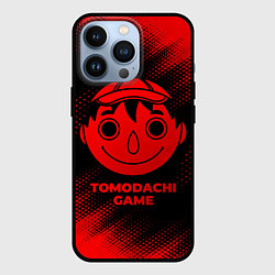 Чехол для iPhone 13 Pro Tomodachi Game - red gradient, цвет: 3D-черный