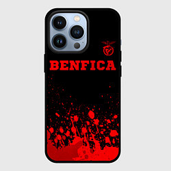 Чехол для iPhone 13 Pro Benfica - red gradient посередине, цвет: 3D-черный