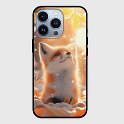 Чехол для iPhone 13 Pro Лисица поздней осенью, цвет: 3D-черный