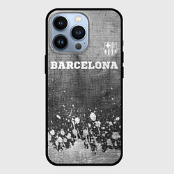 Чехол для iPhone 13 Pro Barcelona - grey gradient посередине, цвет: 3D-черный