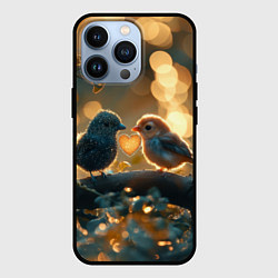Чехол iPhone 13 Pro Влюбленные птички
