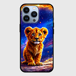 Чехол iPhone 13 Pro Львенок в звездную ночь