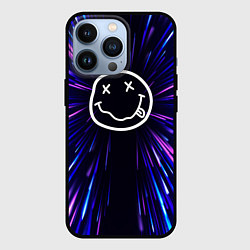 Чехол для iPhone 13 Pro Nirvana neon energy, цвет: 3D-черный