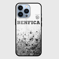 Чехол для iPhone 13 Pro Benfica - white gradient посередине, цвет: 3D-черный