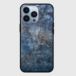 Чехол для iPhone 13 Pro Абстракция - blue-gray clouds, цвет: 3D-черный