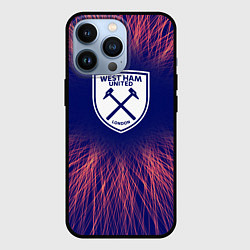 Чехол для iPhone 13 Pro West Ham red energy, цвет: 3D-черный