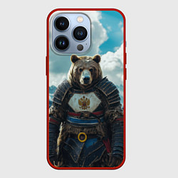 Чехол iPhone 13 Pro Воин русский медведь