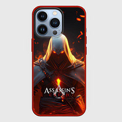 Чехол iPhone 13 Pro Assassins Creed fire