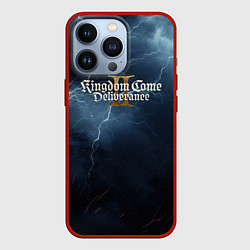 Чехол для iPhone 13 Pro Kingdom Come Deliverance 2 blue sky, цвет: 3D-красный