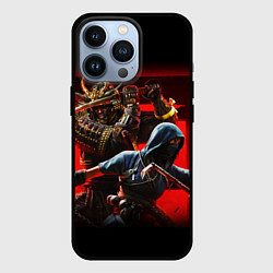 Чехол для iPhone 13 Pro Assassins Creed Тени, цвет: 3D-черный