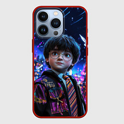 Чехол для iPhone 13 Pro Гарри Поттер и мегаполис, цвет: 3D-красный