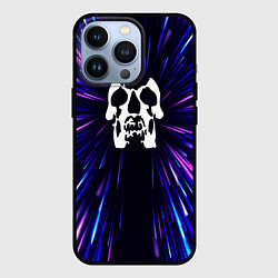 Чехол для iPhone 13 Pro Deftones neon energy, цвет: 3D-черный