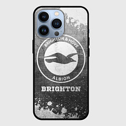 Чехол для iPhone 13 Pro Brighton - grey gradient, цвет: 3D-черный