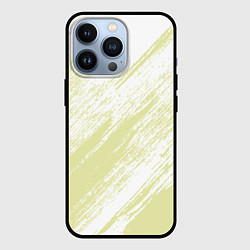 Чехол для iPhone 13 Pro The color is white and yellow, цвет: 3D-черный
