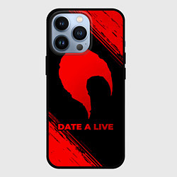 Чехол для iPhone 13 Pro Date A Live - red gradient, цвет: 3D-черный