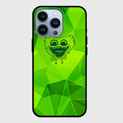 Чехол для iPhone 13 Pro Poppy Playtime green poly, цвет: 3D-черный