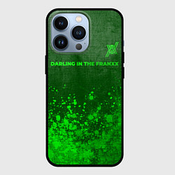 Чехол для iPhone 13 Pro Darling in the FranXX - green gradient посередине, цвет: 3D-черный