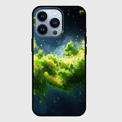 Чехол для iPhone 13 Pro Текстурная зеленая слизь, цвет: 3D-черный