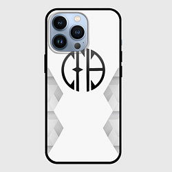 Чехол для iPhone 13 Pro Pantera white poly, цвет: 3D-черный