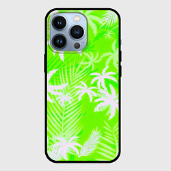 Чехол для iPhone 13 Pro Кислотные тропики, цвет: 3D-черный