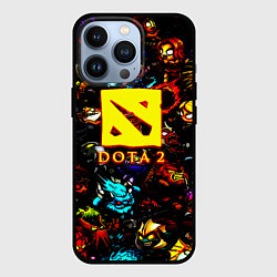 Чехол для iPhone 13 Pro Dota2 персонажи, цвет: 3D-черный
